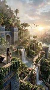 A lost wonder of the ancient world…The legendary Hanging Gardens of Babylon🪻 #history #babylon