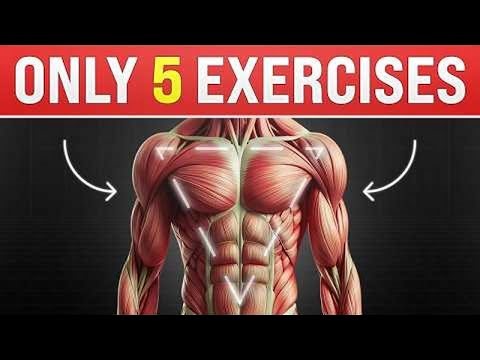 How to Get the Ideal V-Shaped Body: Only 5 Exercises #fitness #gym #healthylifestyle