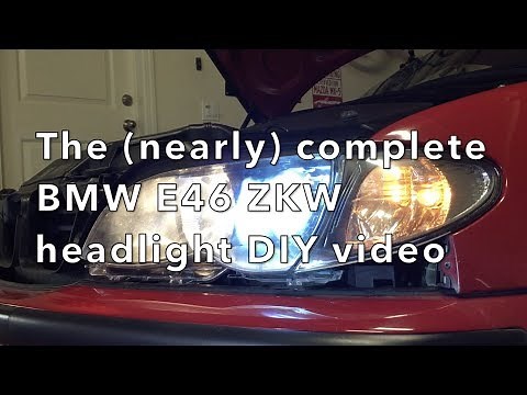 The (nearly) Complete BMW E46 ZKW Headlight DIY Retrofit & Tips