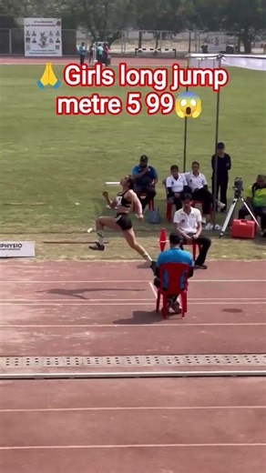 girls long jump metre 5 . 99#athletics #olympicsport #motivation