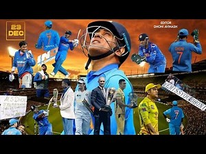 MS Dhoni Full Life Story 🔥 🏆 | From Ticket Collector to Cricket Legend | Dhoni Biography #msdhoni