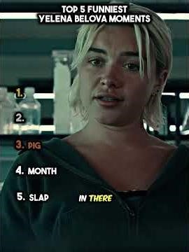 The Funniest Yelena Belova Moments 😂 #yelenabelova #haileesteinfeld #blackwidow #funnymarvel