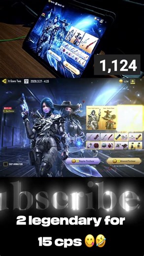 INSANE LUCK 🤯 2 LEGENDARY GUNS in ONLY 15 CPs?! (COD Mobile) ‪@callofdutymobile‬