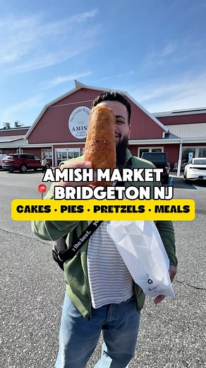 Food Content Creator Or whatever on Instagram: "THIS AMISH MARKET IN NEW JERSEY IS A MUST VISIT. 🍰 🥨 The Greater Bridgeton Amish Market is located in 📍 South Jersey. They have everything from fresh fruits 🍉 🍌 , Pretzels made all day 🥨 , and of course a local fresh meat market 🥩. This market has every type of candy and snacks you need 🍭. You have to check this out. ————————————————— Follow @darthefoodguru for more Food 🥘, Family ❤️, And fun experiences 🎢 #Darthefoodguru #Foodie #foodblo