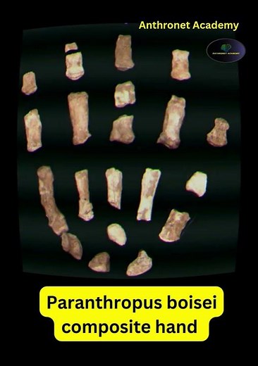 Paranthropus boisei composite hand