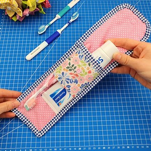 900K views · 7.2K reactions | How to sew a protective case for toothbrush and toothpaste in the simplest way? | Hobby | Facebook