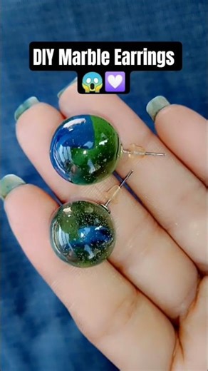Unique Marble Earrings /Handmade Jewelry💎😱💟#HandmadeEarrings#MarbleJewelry#MarbleEarrings#ytshorts #