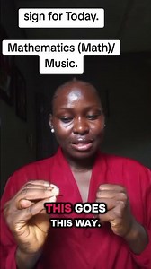 How to sign Math and Music in ASL. #asl #shorts #foryoupage #foryou #christyspecial #music #maths