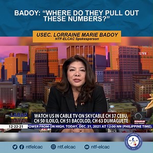 Badoy: “Where do they pull out these numbers?”