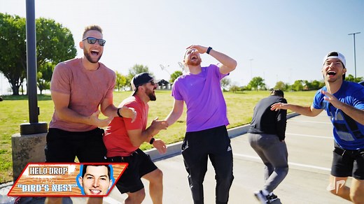 Did NOT expect that 🤣 World’s Highest Egg Drop Challenge 🚁🥚⤵️ | Dude Perfect