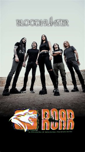 ROAR - A Division of Reigning Phoenix Music on Instagram: "Spain's Melodic Death Metal Powerhouse BLOODHUNTER Signs Worldwide Deal With ROAR – A Division Of Reigning Phoenix Music! Spain’s rising melodic death metal force BLOODHUNTER have announced their signing of a worldwide record deal with ROAR – A Division of Reigning Phoenix Music! With a sound that fuses razor-sharp riffing, sweeping melodies and a fierce vocal attack by Diva Satánica, BLOODHUNTER have spent the last years carving out the