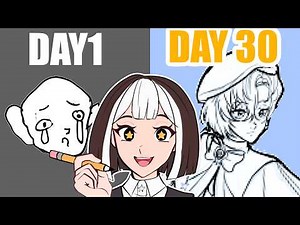 I learned to draw characters in 30 days!