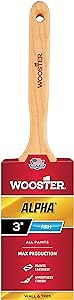 Wooster 4232-3 Alpha Flat Sash Paintbrush, 3-Inch