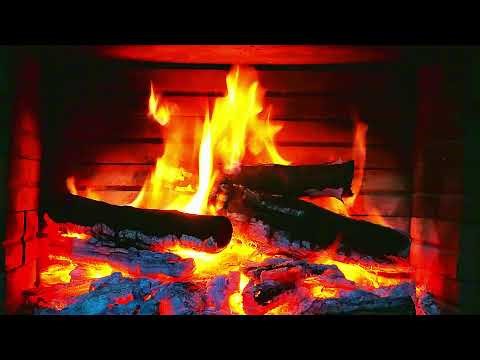 Fireplace Ambience 4K (12 Hours) – Cozy Crackling Fire Sounds for Relaxation, Sleep, Meditation