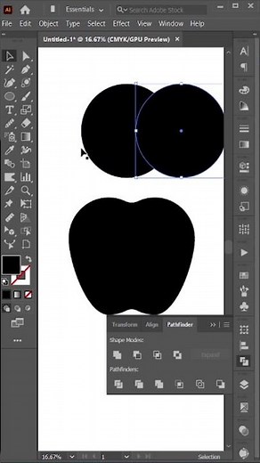Apple logo design Illustrator tutorial | Vector logo design Illustrator bangla | Logo design tools