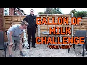 Gallon of Milk Challenge *VOMIT ALERT*