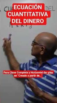 Ecuación Cuantitativa del Dinero. #pfyp #teoriamonetarista #velocidaddeldibero #macromedia #viral