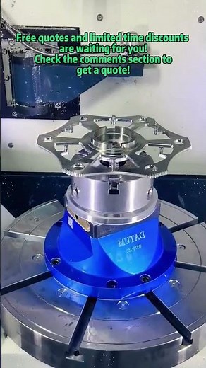 5-axis machining of titanium alloy aviation parts #cncmachining #precisionparts #5axismachining