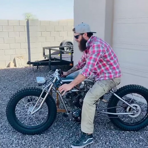 Handmade 250cc Board Track Racer First Ride