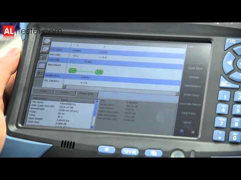 How to use the EXFO FTB-1-720 OTDR to Test The Fiber Optic Cable
