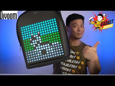 DIVOOM Pixoo Backpack - Highly Customizable Backpack Display! Totally Cool!