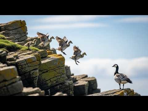 Barnacle Goose: A Journey of Survival - From Egg to Adult!