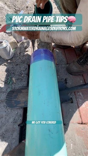 Solvent Welding PVC Drainage Pipe - Tampa Exterior Drainage