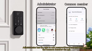 Keyless Entry Door Lock, Fingerprint Door Lock, Smart Door Lock with Keypad, Auto & One Touch Lock | Smart Locks for Front Door | Easy Installation | IP54 Waterproof | App Control | 12-Month Battery