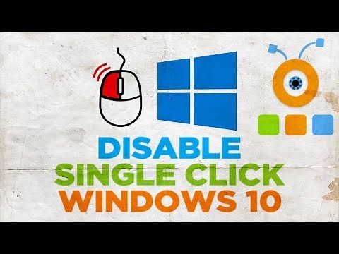 How to Disable Single Click in Windows 10
