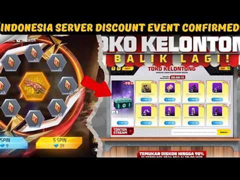 FF Indonesia Server 😱 NEW Grocery Store Discount Event! | New Event Today