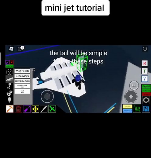 How to Build Mini Jet in Plane Crazy | Roblox Tutorial