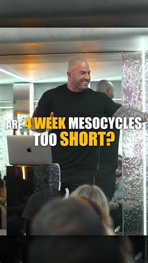 Sebastian Oreb | Online Coach & Mentor for Personal Trainers on Instagram: "Are Four-Week Mesocycles Too Short? There is a growing trend of dismissing four-week mesocycles as “too short” or “too much variation.” This is only true if the program is designed poorly. When exercise and rep changes are gradual and logical, each mesocycle builds on the last and complements the next, which is exactly what we want. Longer mesocycles (six weeks, eight weeks, or more) can absolutely work, but they come wi