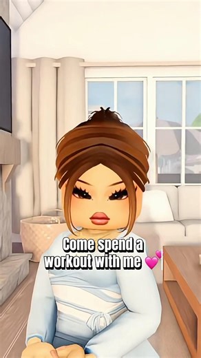 Come workout with me 💕 #roblox #berryave #workout