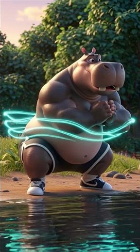 Hip Thrusts for Glute Gains! 🦛 Hippo Posterior Power