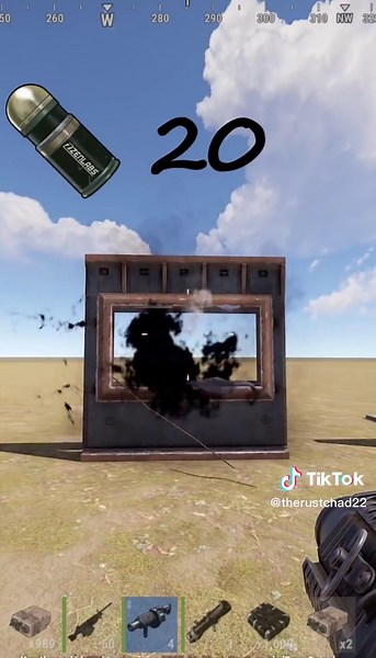How Many Explosives For Strengthened Glass Window #rust #window #raid #base