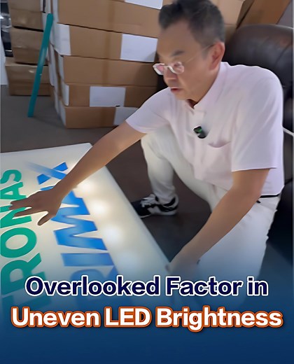11K views · 808 reactions | Same thickness, different results — lens angle matters more than you think. #LightingMatters #LEDUpgrade #SignageLighting #AVSLED #BrightIdeas | AVS Lighting | Facebook