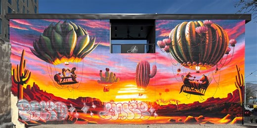 Tucson artist’s mural vandalized on 4th Avenue