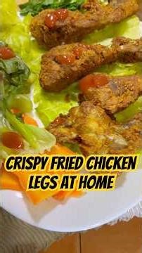 Make crispy fried chicken legs at home | Easy recipe #chickenrecipe #friedchicken #drumstickrecipe