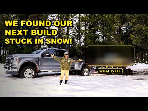 We Found Our Next ROCK CRAWLER Build STUCK in the Snow
