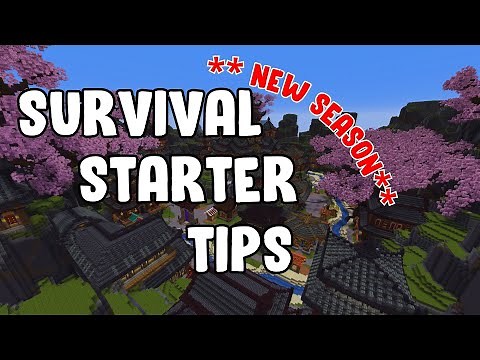 NEW STARTER TIPS FAST PROGRESS & MONEY - SEASON 7 PUBLIC MINECRAFT SURVIVAL SERVER! OPB / OP BLOCKS