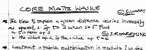 Here are two questions:The time t taken for a given distance ... | Filo