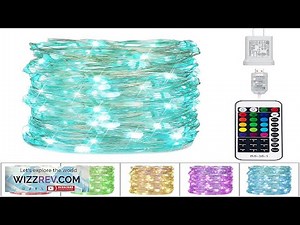 Minetom Color Changing Fairy String Lights 33 ft 100 LED USB