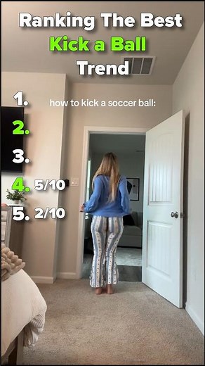 Ranking the best kick a ball trend videos