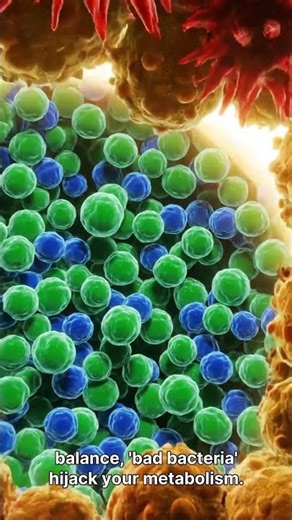 The Secret Bacteria Blocking Your Weight Loss 😱 #ShortsGut Bacteria & Weight
