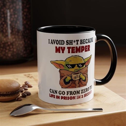 Funny Alien Temper Quote Ceramic Mug, Sci Fi Coffee Cup Gift - Etsy