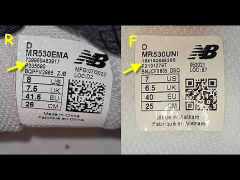 New Balance 530 real vs good replica. How to spot fake New Balance 530 sneakers