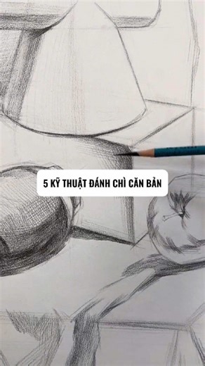 ✏️ ĐÁNH CHÌ ĐÚNG, BÀI VẼ TỰ NHIÊN SẼ CHẮC HƠN Không cần vội đậm, không cần nhiều nét. Chỉ cần hiểu khối, cảm được đậm nhạt bài vẽ đã có chiều sâu và trật tự hơn rất nhiều. Ở lớp vẽ ADP, đánh chì không phải để “làm cho đẹp”, mà để bài vẽ đúng – sạch – có nền tảng 🎨 #lopveadp #lopvedanang #vechi #luyenthikhoivh #hocvedanang