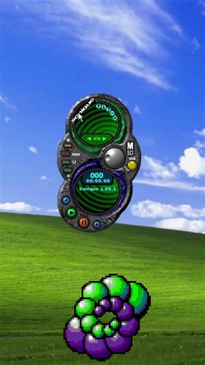 Der Sonique Media Player von 1998 #Sonique #90er #Nostalgie