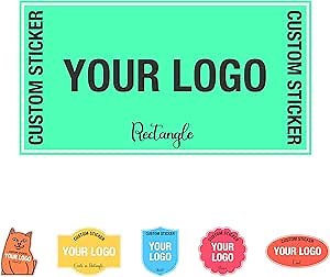 Amazon.com: Custom Labels for Business Logo - Logo Stickers for Business Customized - Business Labels Customizable Stickers - Logo Stickers for Business : Office Products