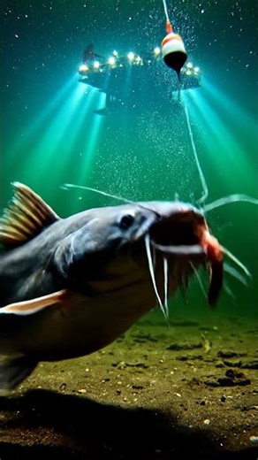 😱 HUGE Mekong Catfish BITE! You Won't Believe This Bait! 🎣🤯 #fishing #catfish